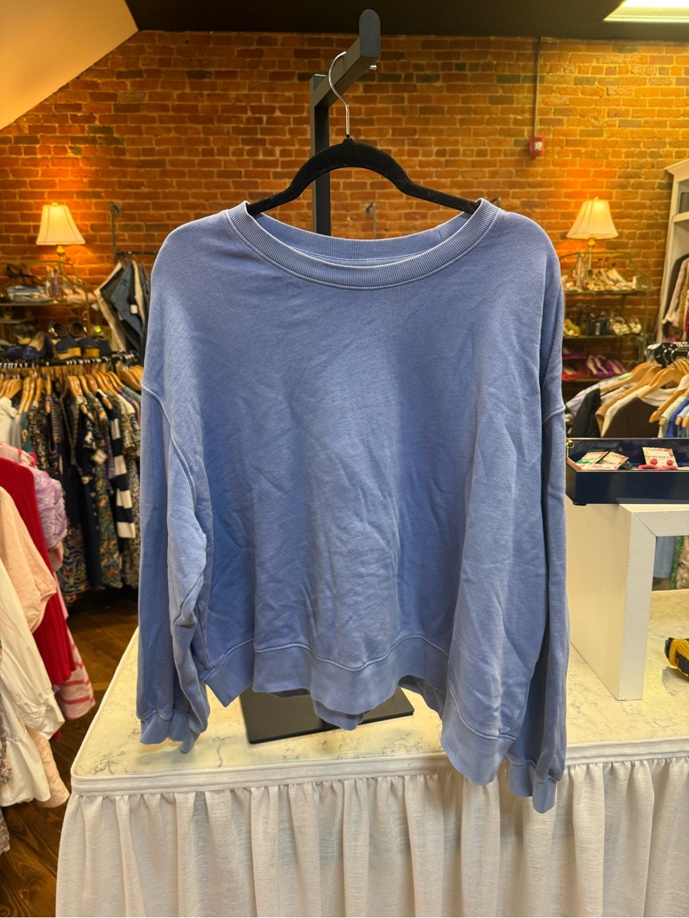 Old Navy Light Lavender Crewneck Sweatshirt